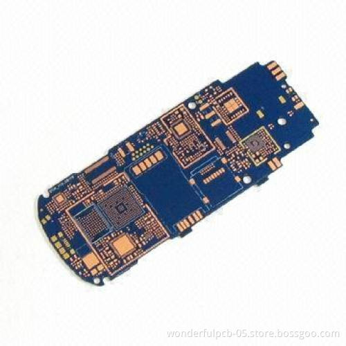 Eight-layer PCB Board with 0.1mm Minimum Driller Size, Used for Mobile Phones